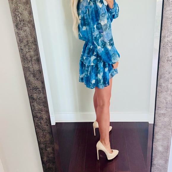 Blouse And Skirt In Sapphire Berry - Picture 4 of 6